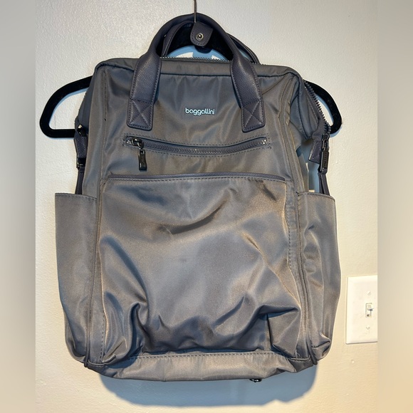 Baggallini Handbags - Baggallini Soho Backpack Gray  Laptop Bag- Travel- school- overnight large bag